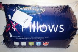 BAGGED 6X SILENTNIGHT PILLOWS RRP £24.99Condition ReportAppraisal Available on Request- All Items
