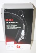 BOXED DE160 HEADSET VCOM INTERNATIONAL RRP £17.99Condition ReportAppraisal Available on Request- All