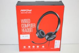 BOXED MPOW WIRED COMPUTER HEADSET MODEL: PA071A RRP £22.99Condition ReportAppraisal Available on
