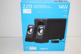 BOXED LOGITECH Z213 COMPACT SPEAKER SYSTEM RRP £32.99Condition ReportAppraisal Available on Request-