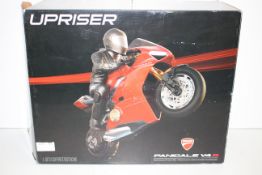 BOXED PANIGALE UPRISER V4S RADIO CONTROLLED STUNT BIKE RRP £29.99Condition ReportAppraisal Available