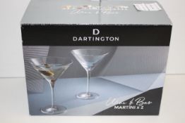 BOXED DARTINGTON WINE BAR MARTINI X2Condition ReportAppraisal Available on Request- All Items are