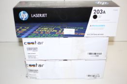 3X ASSORTED BOXED TONER CARTRIDGES BY HP & CSSTARCondition ReportAppraisal Available on Request- All
