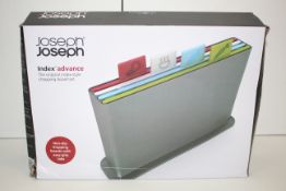 BOXED JOSEPH JOSEPH INDEX ADVANCE CHOPPING BOARD SET RRP £49.99Condition ReportAppraisal Available