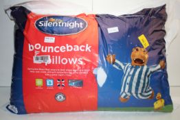2X BAGGED SILENTNIGHT BOUNCEBACK PILLOWS RRP £23.99Condition ReportAppraisal Available on Request-