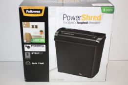 BOXED FELLOWES POWERSHRED P-25S SHREDDER RRP £34.18Condition ReportAppraisal Available on Request-