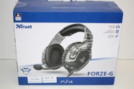BOXED TRUST FORZE-G FOR PS4 GAMING HEADSET Condition ReportAppraisal Available on Request- All Items