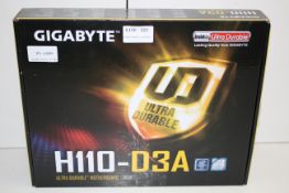 BOXED GIGABYTE H110-D3A ULTRA DURABLE MOTHERBOARD RRP £112.90Condition ReportAppraisal Available