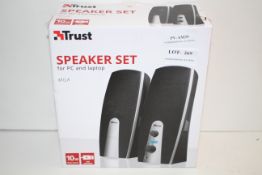 BOXED TRUST SPEAKER SET FOR PC LAPTOP ALMO RRP £16.80Condition ReportAppraisal Available on Request-