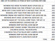 ONE LOT TO CONTAIN 14 ITEMS OF NEXT CLOTHING RRP £382 (1041)Condition ReportALL ITEMS ARE BRAND