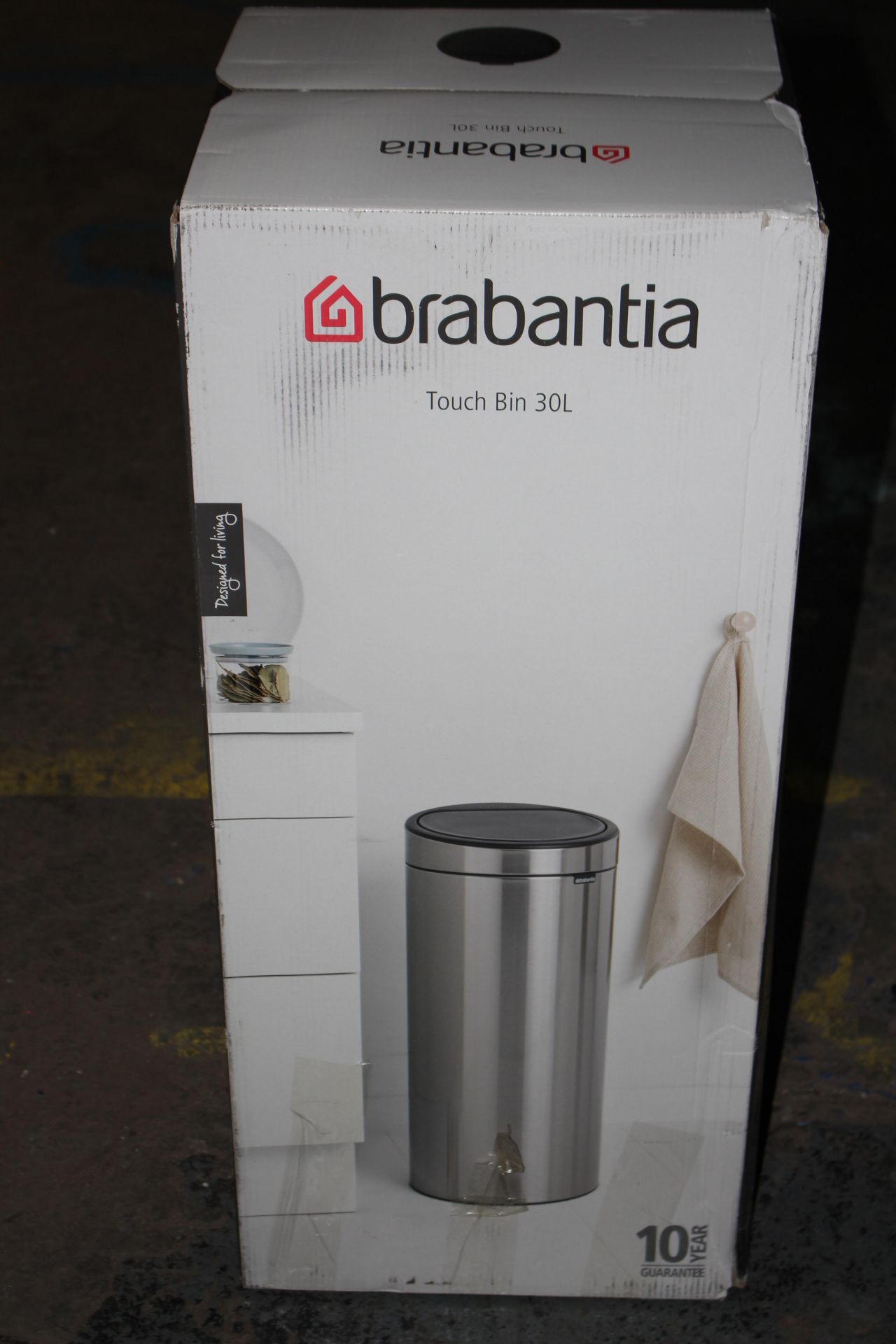 BOXED BRABANTIA TOUCH BIN 30L RRP £70.00Condition ReportAppraisal Available on Request- All Items