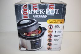 BOXED CROCK POT EXPRESS MULTI-COOKER CSC051 RRP £80.00Condition ReportAppraisal Available on