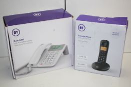 2X BOXED ASSORTED BT PHONES TO INCLUDE DÉCOR 2200 & EVERYDAY PHONECondition ReportAppraisal