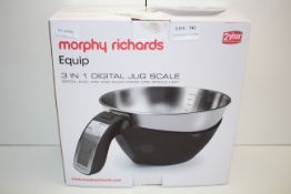 BOXED MORPHY RICHARDS EQUIP 3-IN-1 DIGITAL JUG SCALE RRP £19.99Condition ReportAppraisal Available