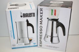 2X BOXED ITEMS TO INCLUDE BIALETTI VENUS INDUCTION 6CUP & ESPRESSO MAKER 9CUPCondition