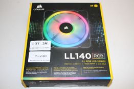 BOXED CORSAIR LL140 RGB 140 X 25MM LL RGB LED SERIES RRP £34.99Condition ReportAppraisal Available