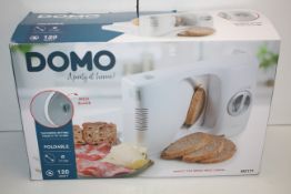BOXED DOMO SLICER MODEL:MS171 RRP £49.95Condition ReportAppraisal Available on Request- All Items