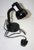 UNBOXED SMALL BLACK READING/TASK LAMP RRP £17.99Condition ReportAppraisal Available on Request-