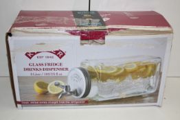 BOXED KILNER GLASS FRIDGE DRINKS DISPENSER 3LITRE RRP £14.99Condition ReportAppraisal Available on