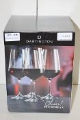 BOXED DARTINGTON RED WINE GLASSESCondition ReportAppraisal Available on Request- All Items are