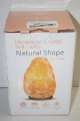 BOXED HIMALAYAN CRYSTAL SALT LAMP (2-2.5KG)Condition ReportAppraisal Available on Request- All Items