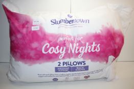 2X BAGGED SLUMBERDOWN PERFECT FOR COSY NIGHTS MEDIUM SUPPORT RRP £15.99Condition ReportAppraisal
