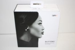 BOXED I.AM+ BUTTONS BLUETOOTH EARPHONES FOR THE DOPE RRP £169.99Condition ReportAppraisal