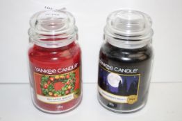 2X GLASS 623G YANKEE CANDLES (IMAGE DEPICTS SCENT)Condition ReportAppraisal Available on Request-