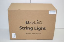 BOXED OXYLED STRING LIGHT MODEL: ASS14-5215 RRP £35.99Condition ReportAppraisal Available on