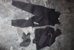 UNBOXED SEAC 2 PIECE 3XL DIVING WETSUIT & SKULL CAPCondition ReportAppraisal Available on Request-