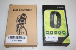 2X BOXED ITEMS TO INCLUDE BIKE COMPUTER & YAMAY FITNESS TRACKER Condition ReportAppraisal