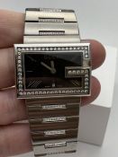 GUCCI STAINLESS STEEL WATCH SET WITH 2.54CT OF DIAMONDS