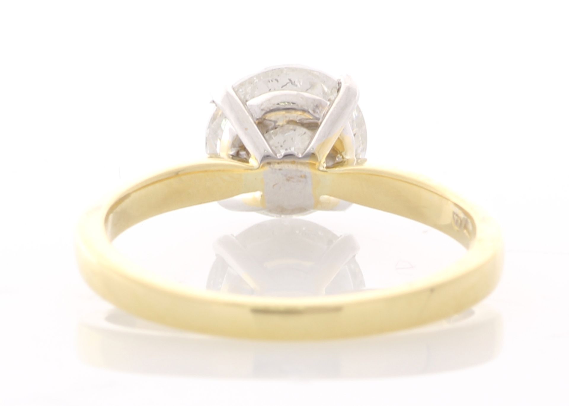 18ct Yellow Gold Single Stone Prong Set Diamond Ring 2.00 Carats - Valued by IDI £28,000.00 - A - Image 3 of 5