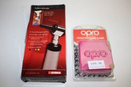 2X BOXED ITEMS TO INCLUDE PARKER OTOSCOPE & OPRO MOUTHGUARD CASECondition ReportAppraisal