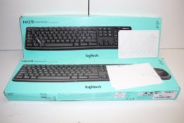 2X BOXED LOGITECH MK270 FULL SIZED WIRELESS COMBO KEYBOARD & MOUSE SETS COMBINED RRP £56.00Condition