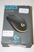 BOXED LOGITECH G203 LIGHTSYNC GAMING MOUSE RRP £23.00Condition ReportAppraisal Available on Request-
