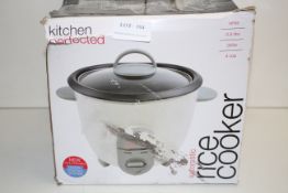 BOXED KITCHEN PERFECTED AUTOMATIC RICE COOKER 4CUP RRP £24.99Condition ReportAppraisal Available