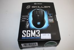 BOXED SHARKOON SKILLER SGM3 WIRELESS GAMING MOUSE RRP £36.45Condition ReportAppraisal Available on