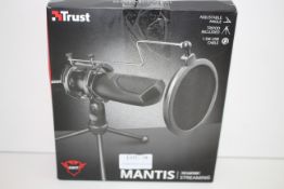 BOXED TRUST MANTIS PC LAPTOP STREAMING MICROPHONE MODEL: GXT 232 RRP £19.99Condition ReportAppraisal