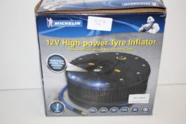 BOXED MICHELIN 12V HIGH-POWER TYRE INFLATOR RRP £58.00Condition ReportAppraisal Available on