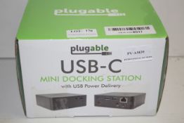 BOXED PLUGABLE USC-C MINI DOCKING STATION RRP £34.99Condition ReportAppraisal Available on