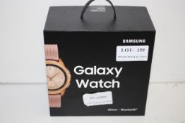 BOXED SAMSUNG GALAXY WATCH 42MM BLUETOOTH RRP £239.00Condition ReportAppraisal Available on Request-