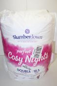 BAGGED SLUMBERDOWN PERFICT FOR COSY NIGHTS DOUBLE DUVET 10.5TOG RRP £19.99Condition