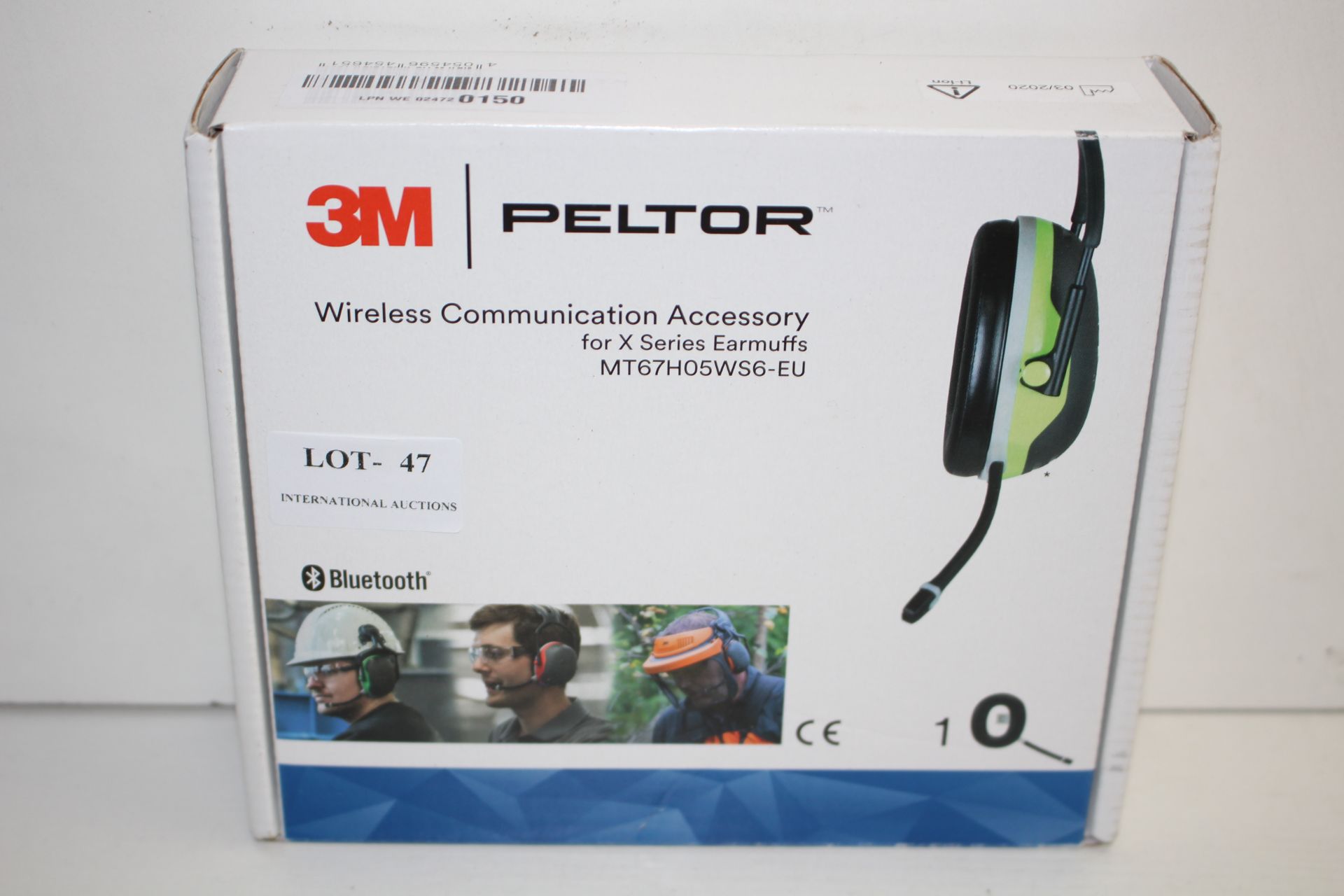 BOXED 3M PELTOR WIRELESS COMMUNICATION ACCESSORY FOR X SERIES EARMUFFSCondition ReportAppraisal