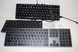 4X ASSORTED BOXED/UNBOXED KEYBOARDS BY ARTECK, REDRAGON & OTHER (IMAGE DEPICTS STOCK)Condition