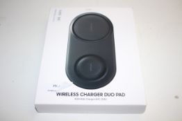 BOXED SAMSUNG WIRELESS CHARGER DUO PAD WITH WALL CHARGER (AFC25W) RRP £89.99Condition