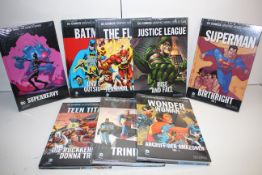 8X ASSORTED BRAND NEW DC COMICS GRAPHIC NOVEL COLLECTION TITLES COMBINED RRP £160.00 (THESE BOOKS