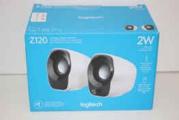 BOXED LOGITECH Z120 COMPACT STEREO SPEAKERS RRP £16.36Condition ReportAppraisal Available on