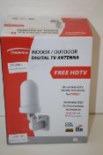 BOXED FREEVIEW INDOOR/OUTDOOR DIGITAL TV ANTENNA FREE HDTV RRP £27.99Condition ReportAppraisal