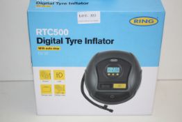 BOXED RING RTC500 DIGITAL TYRE INFLATOR 12V DC RRP £39.52Condition ReportAppraisal Available on